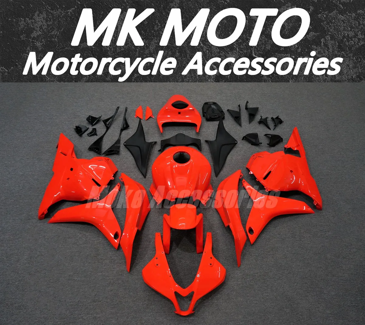 

Motorcycle Fairings Kit Fit For Cbr600rr 2009 2011 2012 Bodywork Set High Quality ABS Injection New Fluorescent red orange