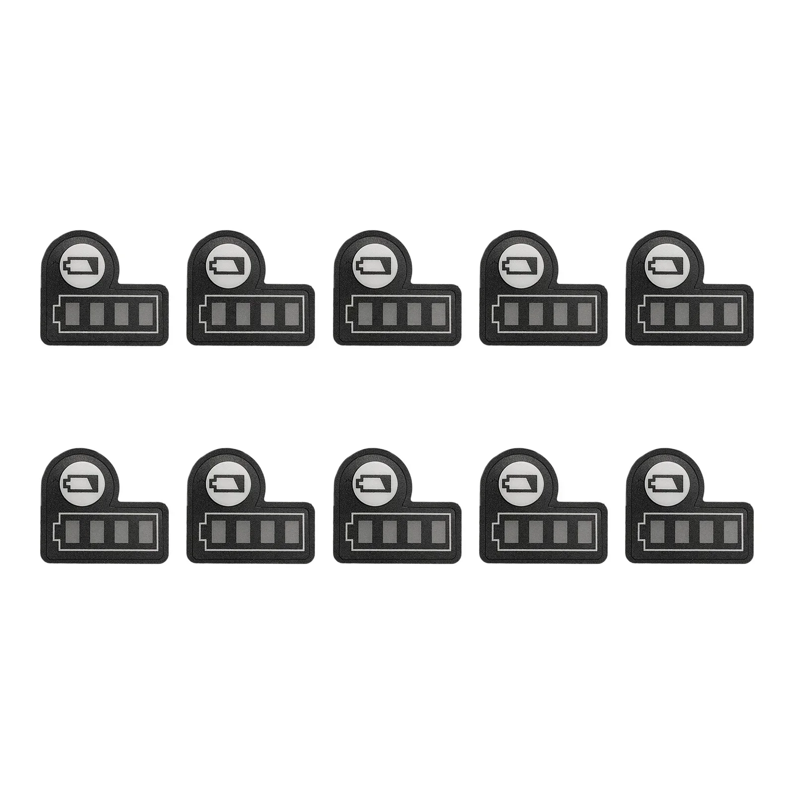 10pcs For Makitas BL1830 Li-ion Battery LED Key Sticker Label Tool Accessories Li-ion Battery LED Key Sticker Label Tools