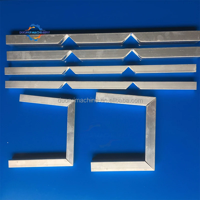 آلة قطع ثقب الأنابيب الهيدروليكية والحديد الصلب بزاوية 90 درجة على شكل حرف V