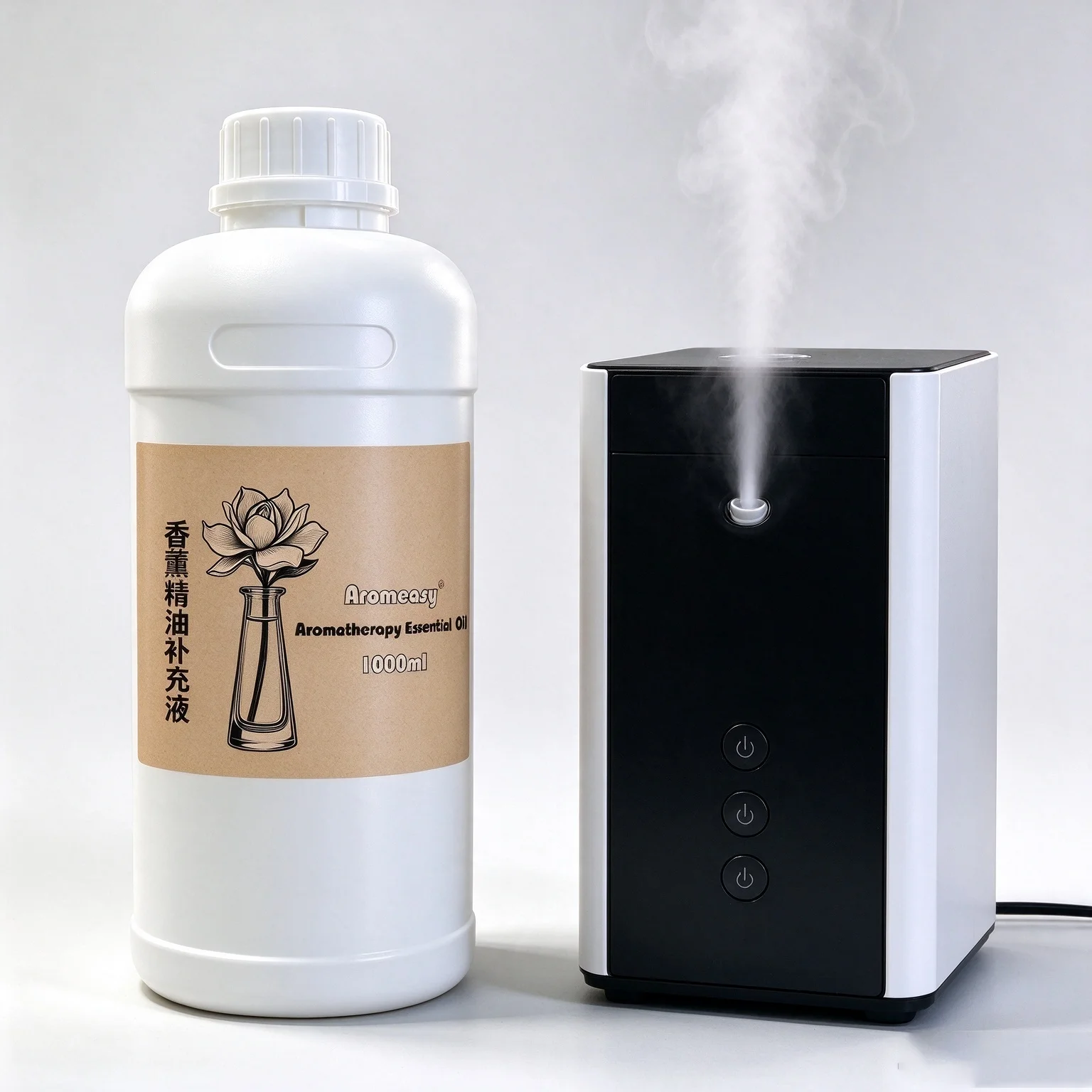 1000ml High Concentration Aroma Diffuser Essential Oil Supplement Liquid, Large Capacity Fragrance Oil For Scent Machine
