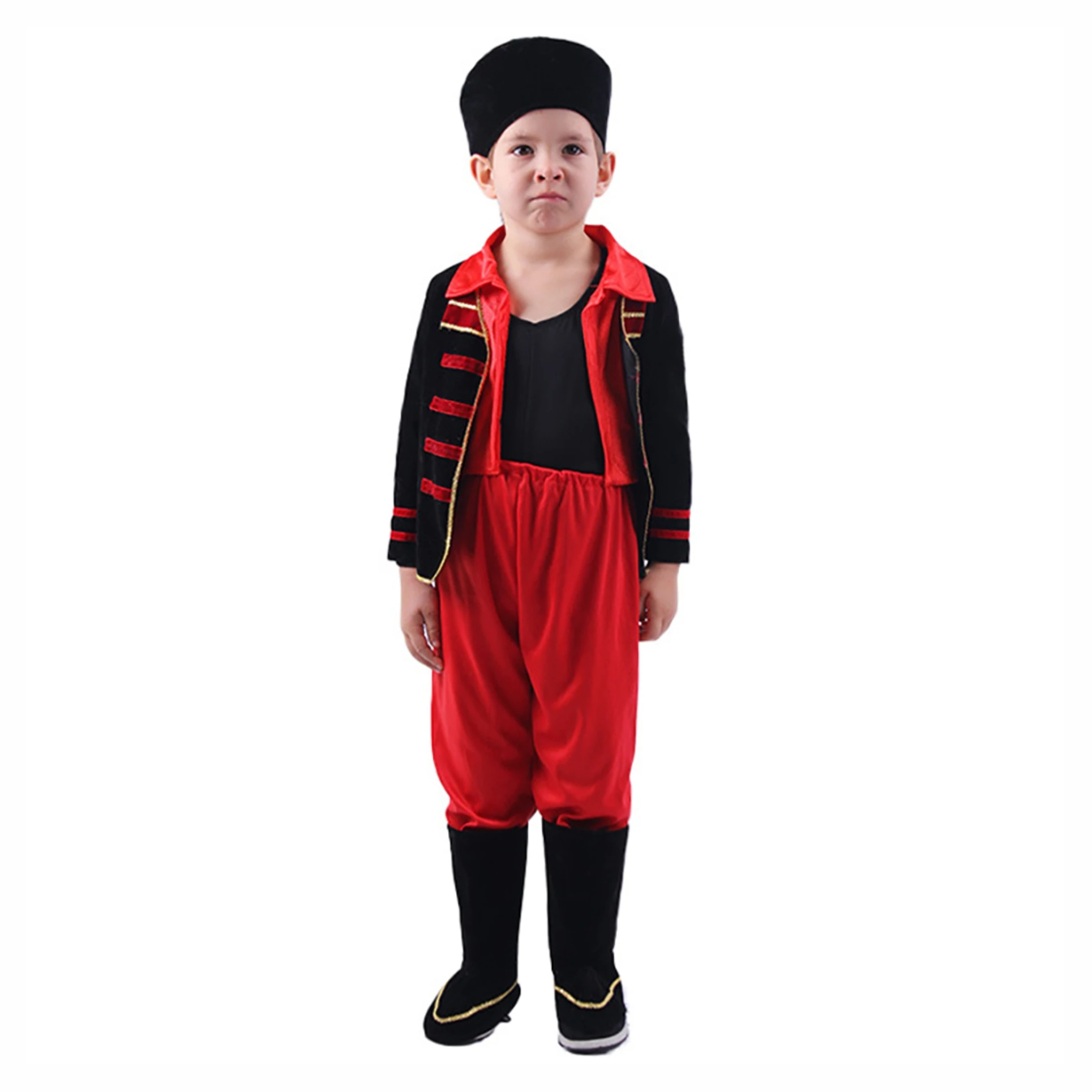 Halloween Russian Dance Girl Costume Red Sarafan Folk Party Fancy Dress Russian National Traditional Clothing