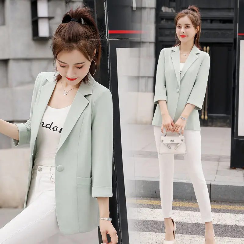 Blazer jovem mulher roupas tipo aconchegante relaxado sem gola redução aquarela sublimação decorativa costurada camada inferior
