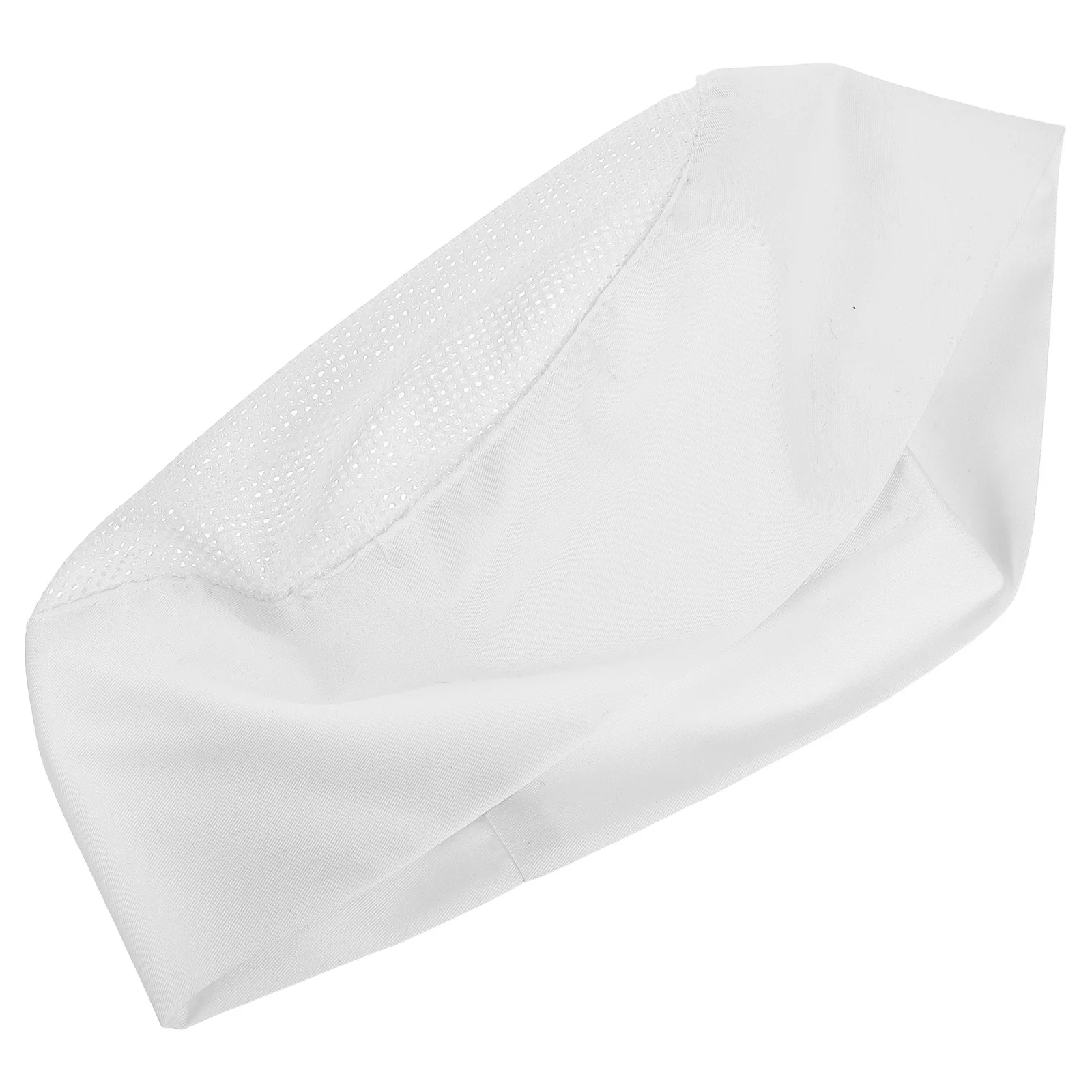 Weiße Kochmütze für Erwachsene, Einheitsgröße, verstellbar, atmungsaktiv, Netzoberteil, Kocharbeitsmütze für Bäcker, Catering, Schulen, Profis