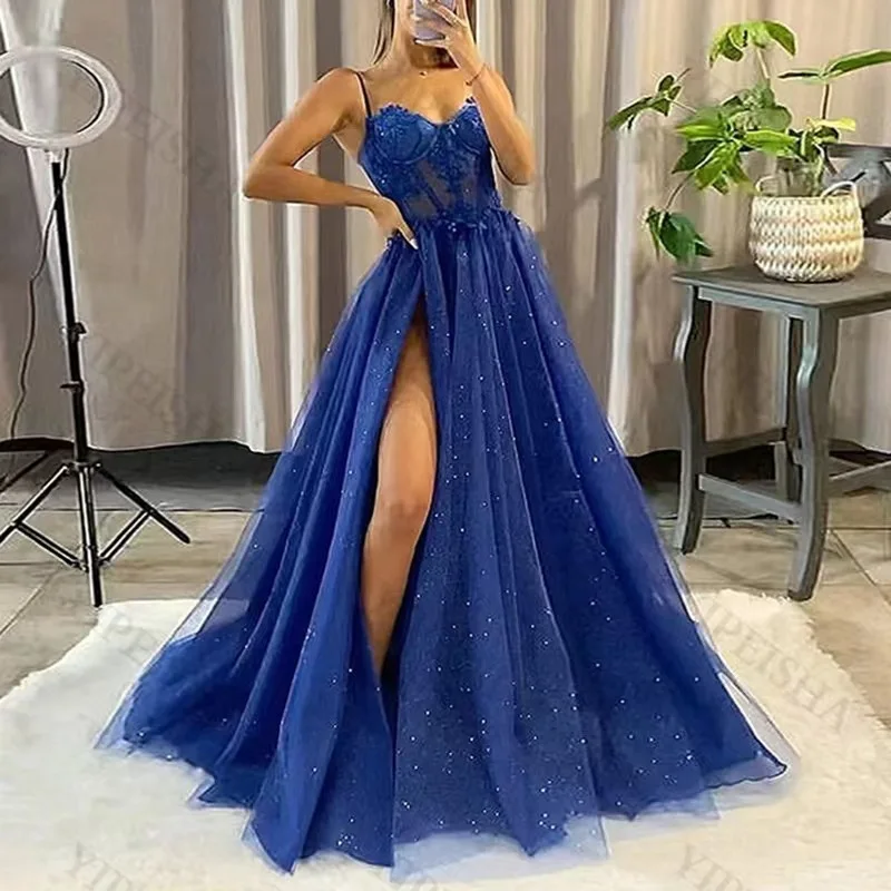 

Customized Exquisite Performance Costume Quinceanera Dresses Evening Gowns Appliques Pearls Robe Fluffy Skirt Hosting Dress