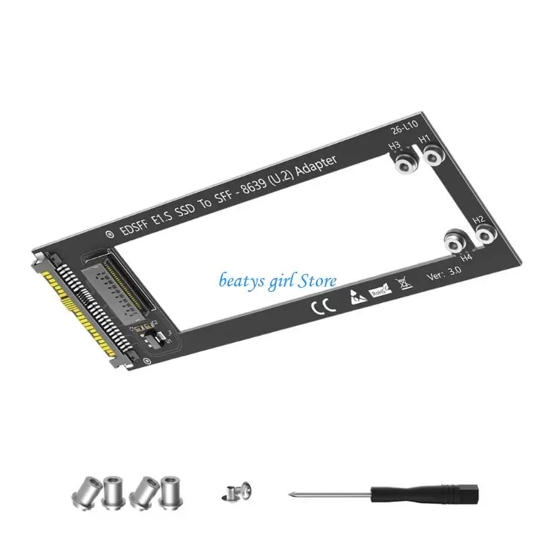 

C7AB Reliable Metal E1.S To U 2 Adapter For Data Center and Wide Applications