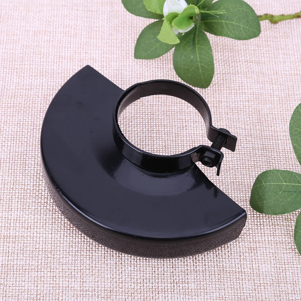 

Black Grinder Eyeshield Replacement Kit Solid Color Metal Safety Shield Screw Removable for Universal Grinding Grinder Polisher