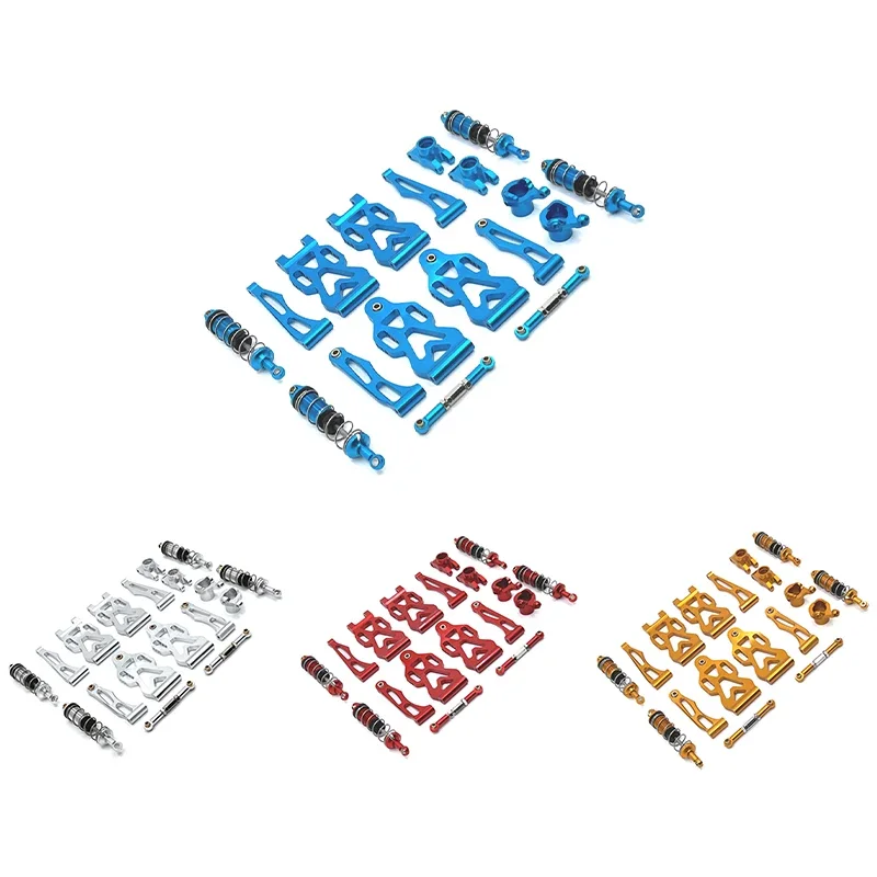 

Металлические детали для модернизации комплект передний и задний амортизатор для SCY 16101 16102 16106 16201 JJRC Q130A Q130B Q141 Q117 1/16 RC Car
