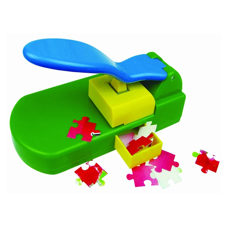 New Creative Jigsaw Puzzle Maker Machine Embossing Flower Punch Children\'s Educational Toys DIY Handmade Materials