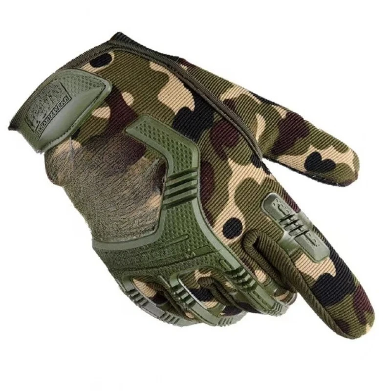 الأختام قفازات واقية كاملة الأصابع تدريب الذكور القتال دراجة خارجية ركوب قفازات التمويه #3