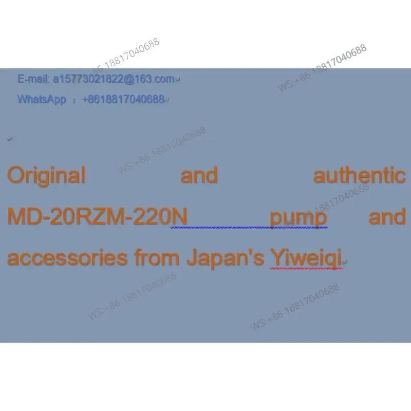 1PC for Yiweiqi MD-20RZM-220N Pump and Accessories Original Authentic from Japan