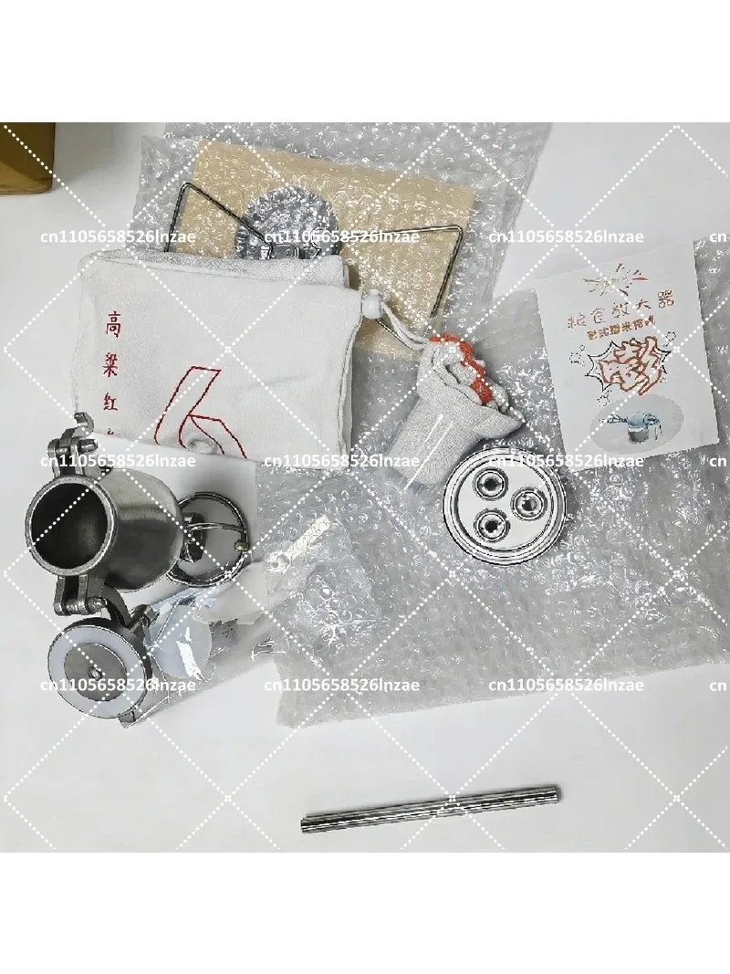 Stainless Steel Hand Crank Popcorn Maker 340-400ML Stovetop Open Fire Mini Popper for Movie Night Snacks