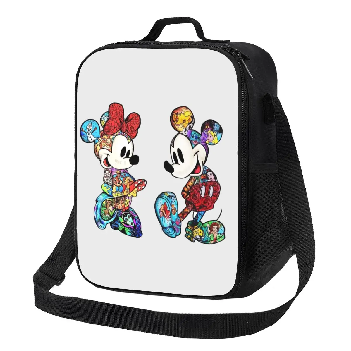 

Термосумка для обедов с Микки Маусом в стиле аниме, мультяшная, для женщин, утепленная, для взрослых, для офиса
