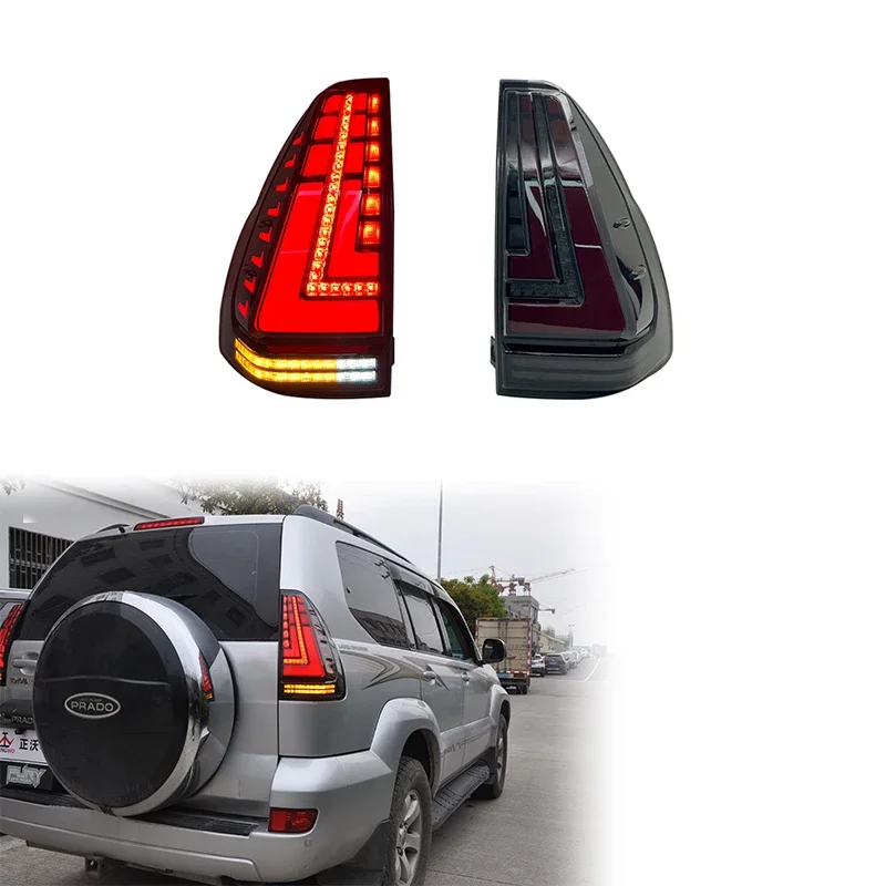 

Manufacturer Car Tail Lights for Lexus GX Toyota FJ120 Prado car lamps 2003-2009 year auto lighting systems Sequential