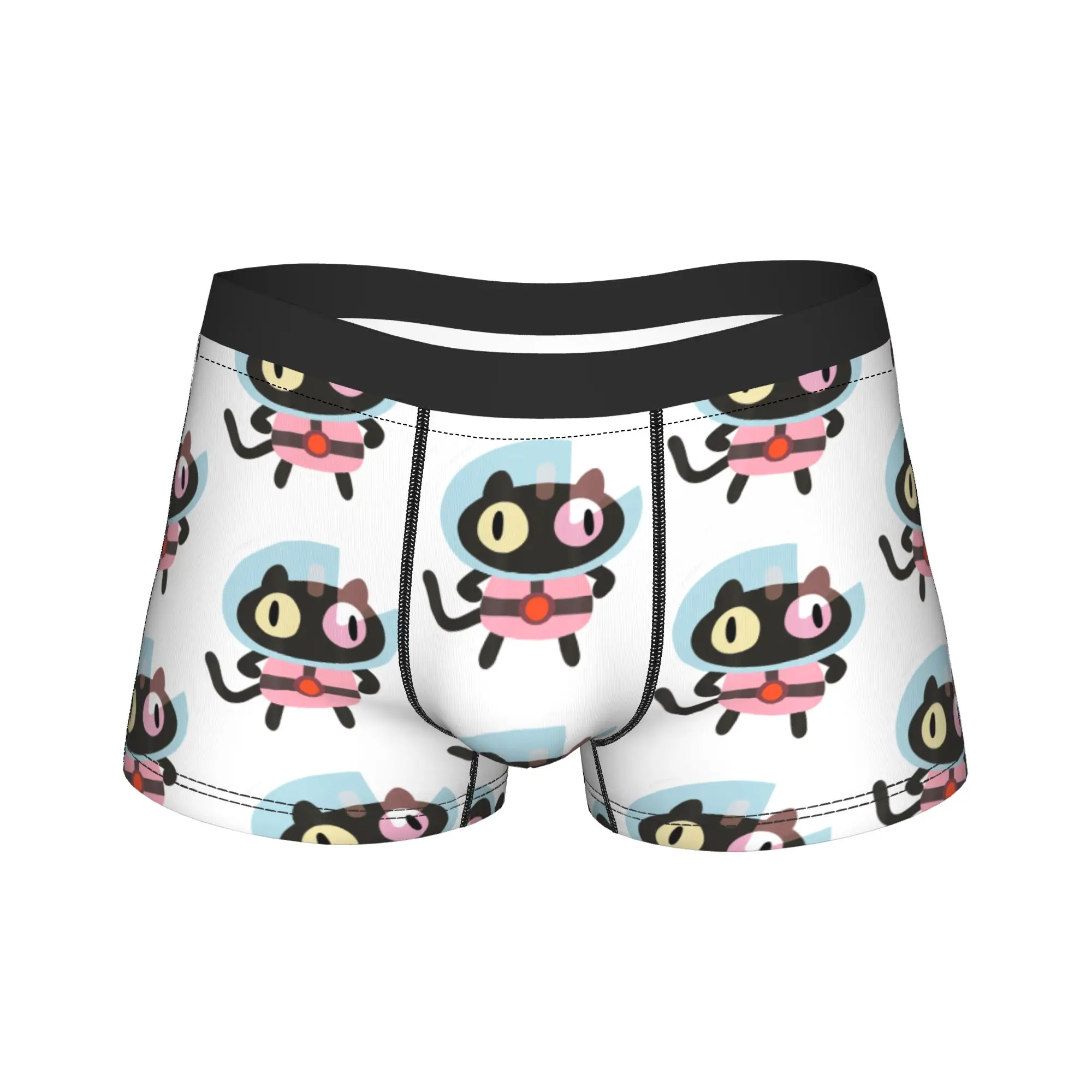 Men Cookie Cat Underwear Steven Universe Sexy Boxer Briefs Shorts Panties Male Soft Underpants Plus Size