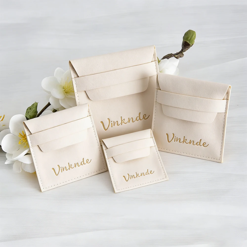 

Personalized Velvet Jewelry Packaging Bag Custom Logo Small Earrings Rings Necklace Keychina Storage Pouches Wedding Favor Sack