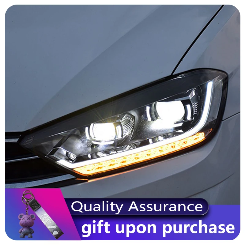

Car Accessories For VW Volkswagen Golf Sportsvan 2016-2018 Front DRL Head Lamp LED Projector Lens Headlights Vehicles Automatic