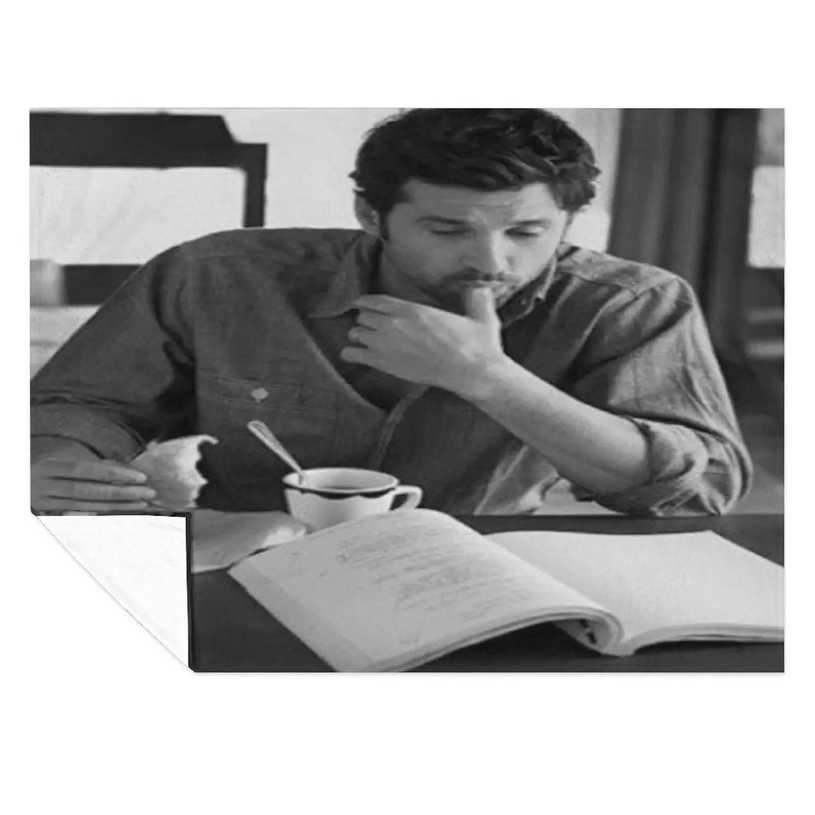 

Patrick Dempsey Throw Blanket Hair Cute Designers Flannel Blankets