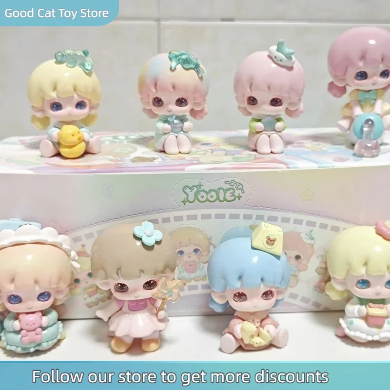 Коллекционная фигурка Yooie Mini Blind Box Time Theater Series: Милая трендовая игрушка, украшение для рабочего стола, подарок на день рождения для взрослых женщин