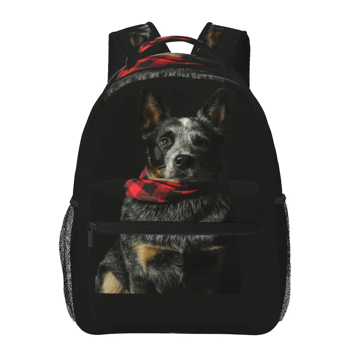Australian Cattle Dog Student Backpack School Bag Hiking Travel Daypack for Boys Girls Fashion Bookbag Shoulder Bags