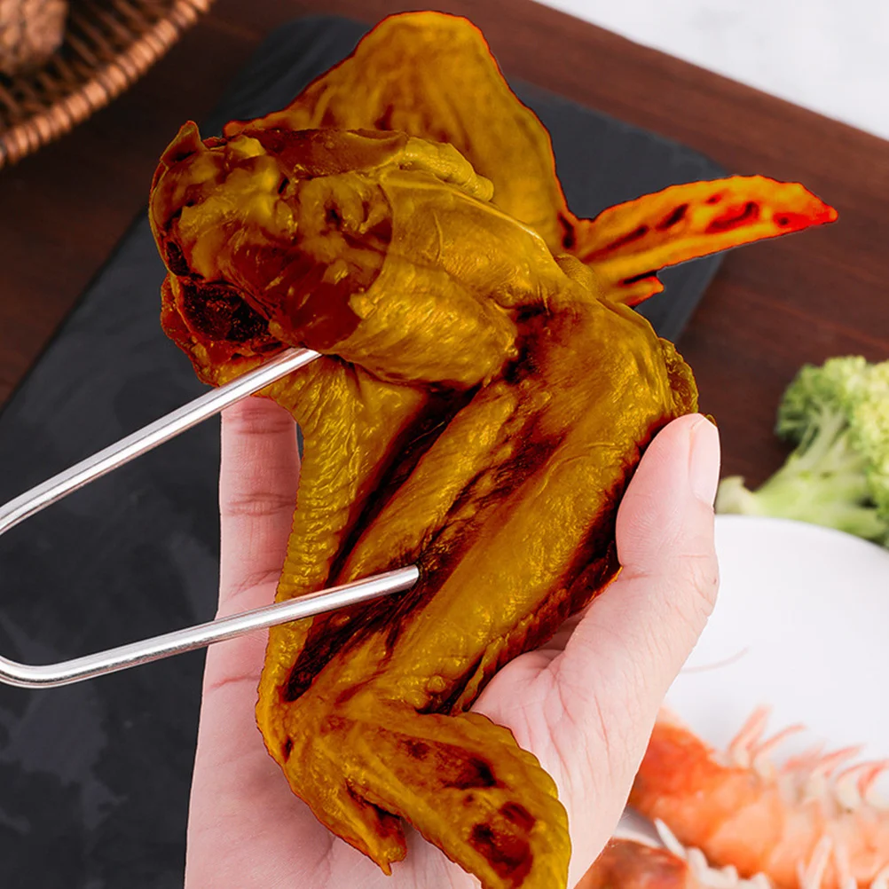 

6Pcs Stainless Steel Barbecue Skewers Wood Handle Sharpened Tips for Camping Grill Roasting Sticks Marshmallow Meat Forks