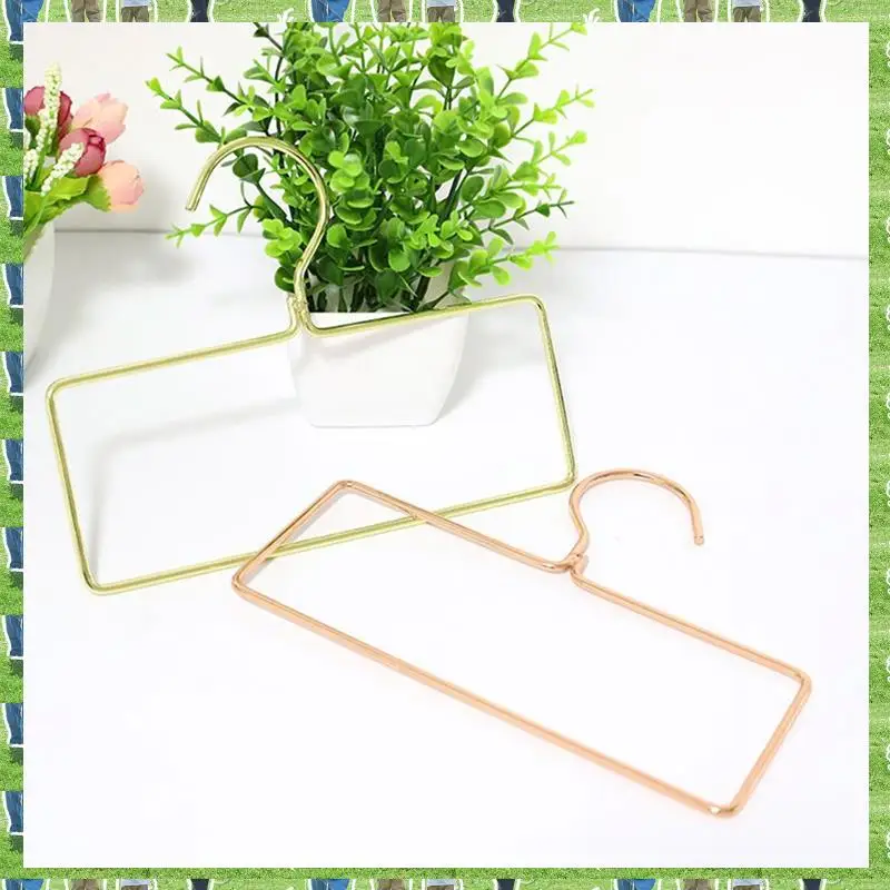 

FTS 10 шт., железная квадратная вешалка для шарфа, кольцо, вешалка для ремня, нескользящий крючок для подвешивания галстука, органайзер для шкафа, держатель для хранения галстуков, шарфов Dur