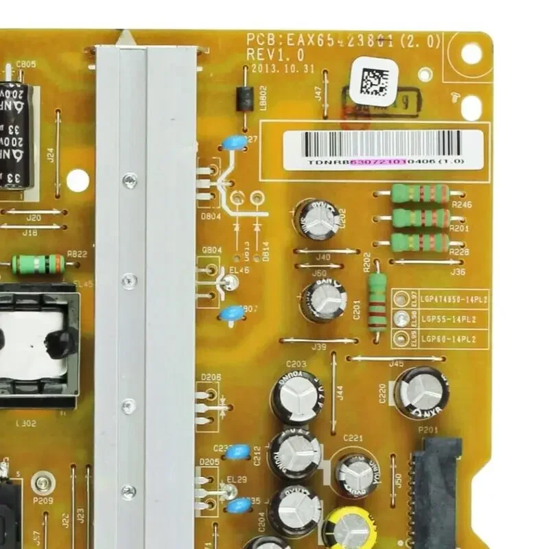 EAX65423801(2.0) EAY63072101 Power Supply Board LGP55-14PL2 fits 50LF6090LG 50LF6100LG 55LF6090LG 60LF6100LG 55LY540SLG 60LY340C