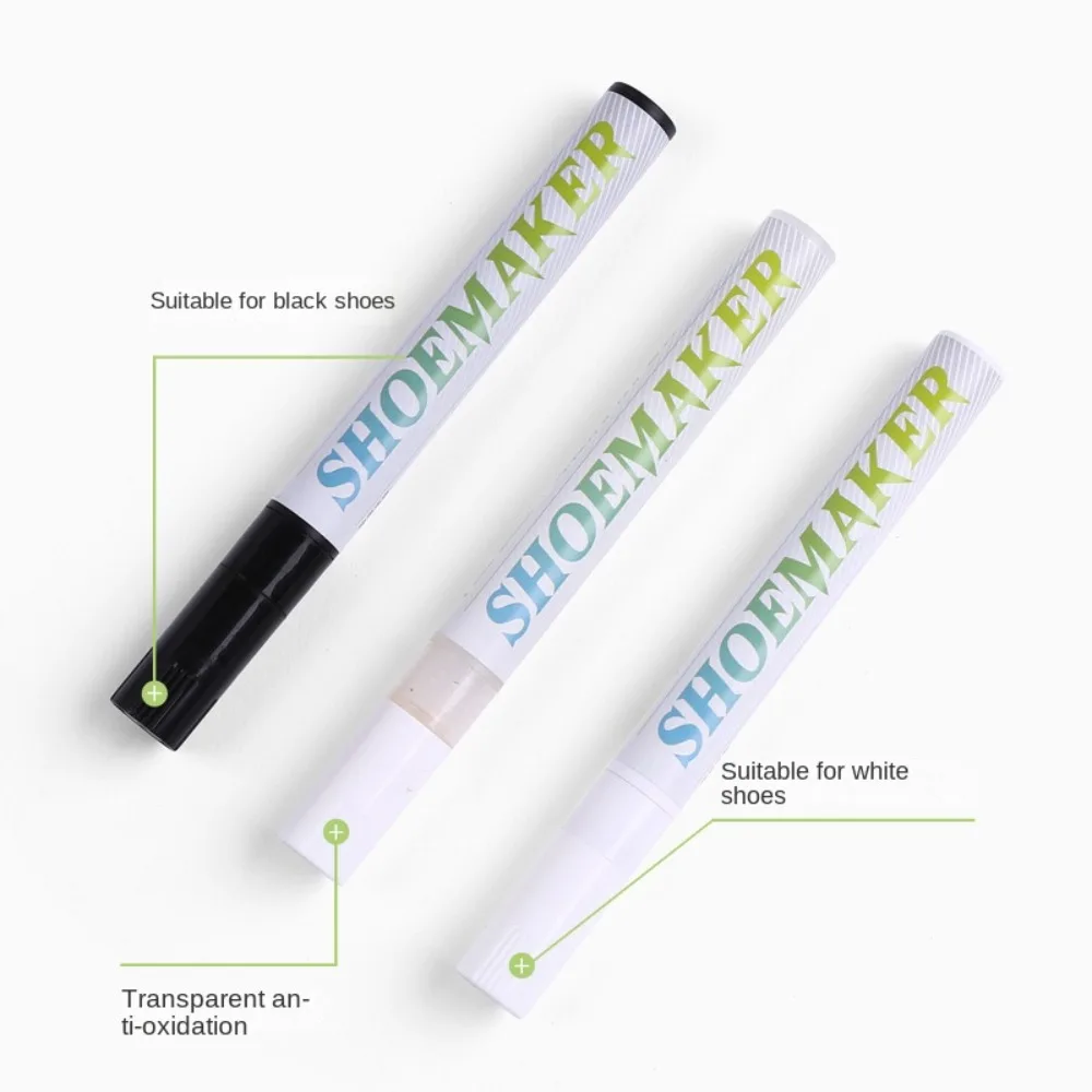 Waterproof Shoes Stains Removal Go Yellow White Black Pen Shoe Repair Pen DIY Repair Complementary Color White