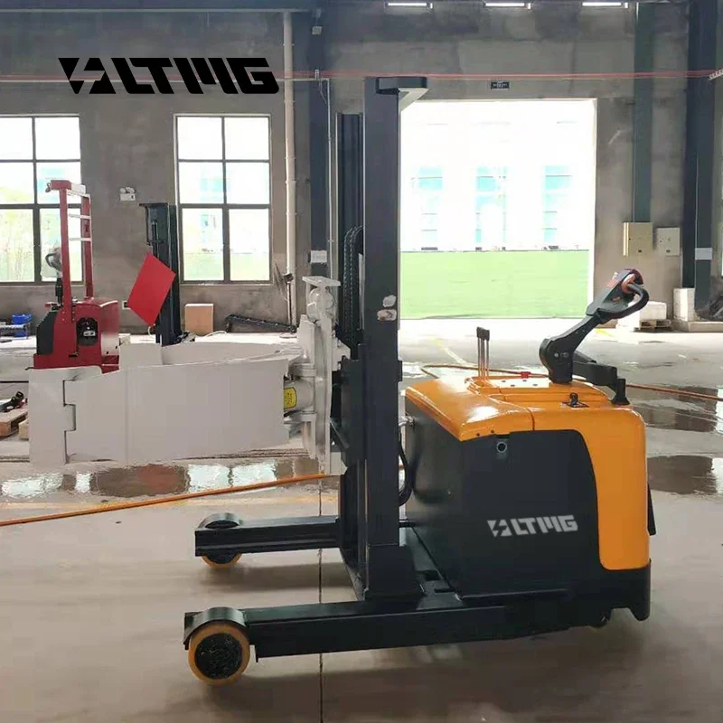 

New 1 Ton Electric Pallet Stacker Electronic Steering Counterweight Station Driving Restaurant Use Featuring Core Motor Gearbox