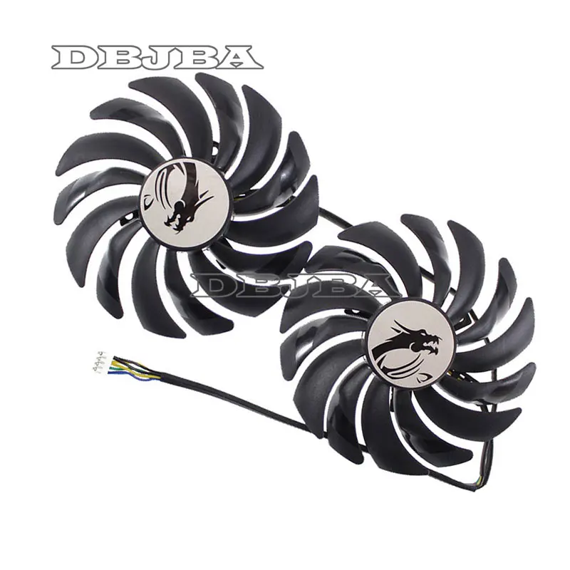 PLD10010B12HH DC12V 0.40A Graphics Fan For MSI GTX 1070Ti Titanium 8G