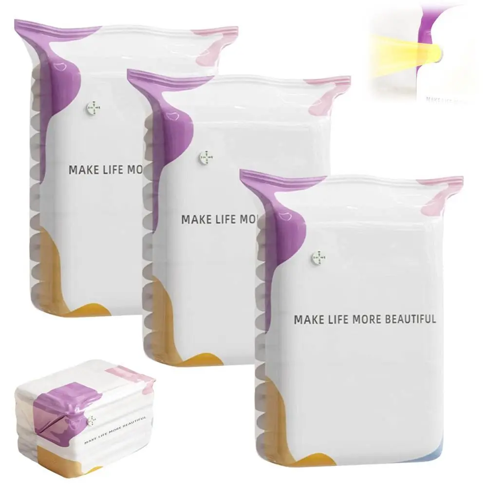 No-Pump Vacuum Compression Bags Thickened Vacuum Sealed Vacuum Storage Bags Vertical Compression Storage Bags Moving Storage