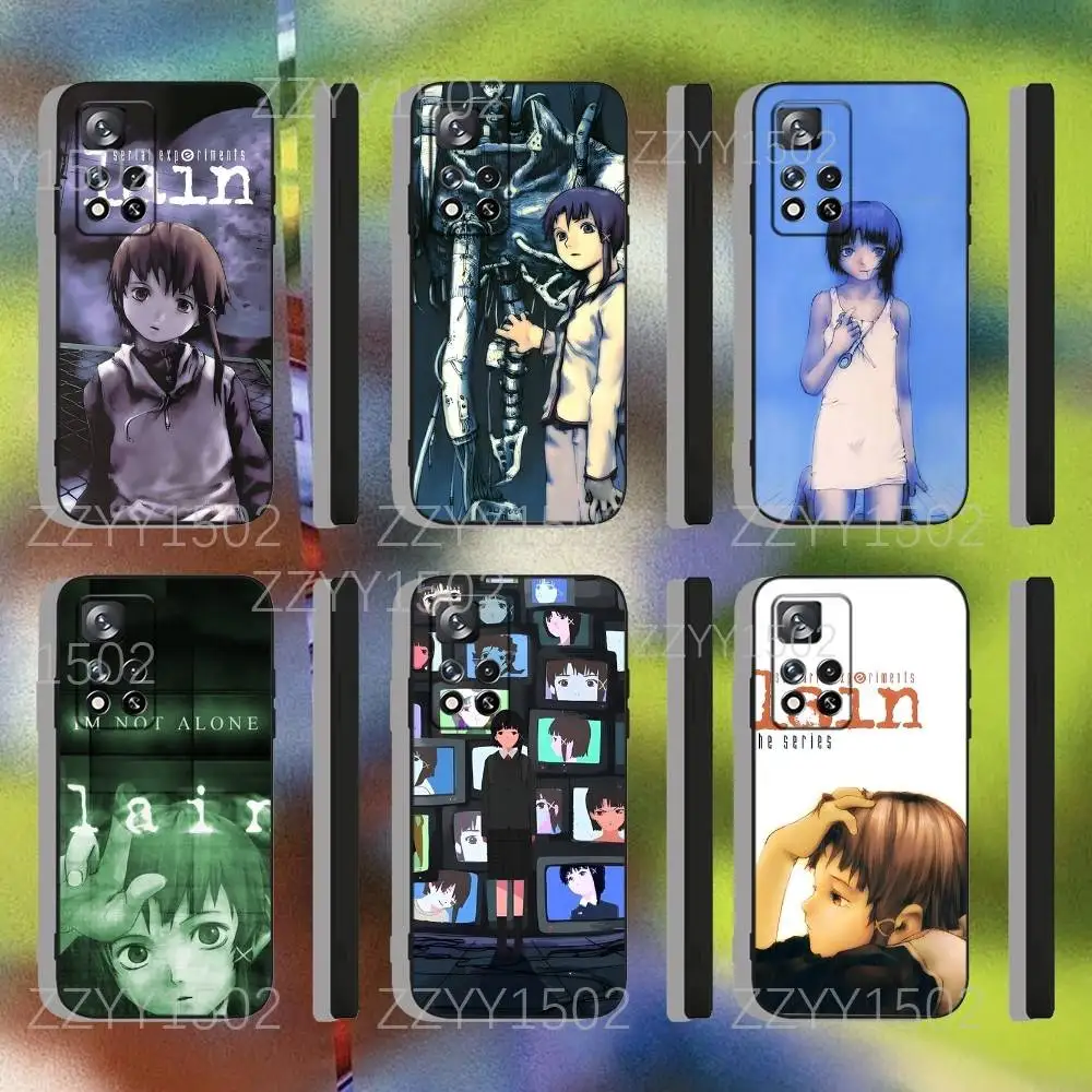 

Serial Experiments L-Lain Phone Case For Samsung S25,S24,Ultra,S20,S30,Plus,S22,S23,Ultra,Plus,5G Black Silicone Soft