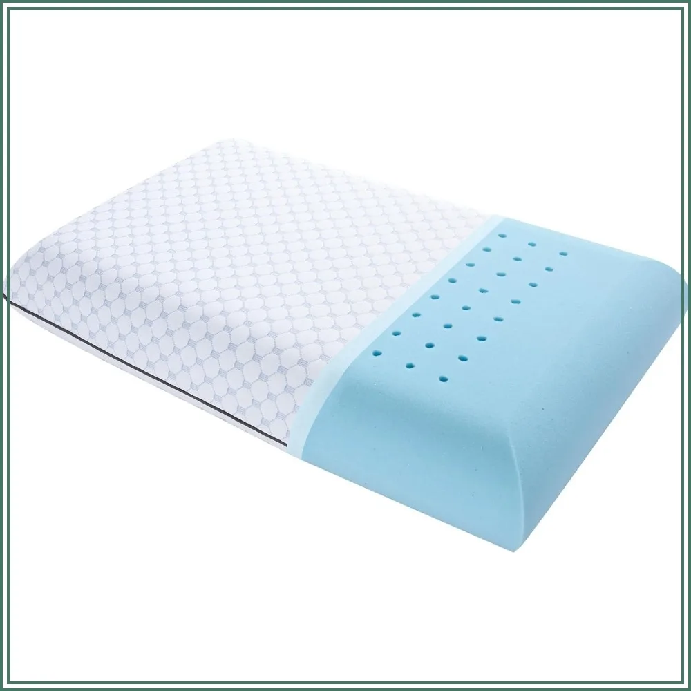 

Memory Foam Pillow, Ventilated Cooling Support, Neck & Shoulder Comfort, Standard 1 Pack