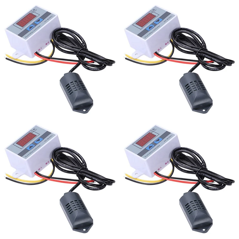 

ABZY-4X XH-W3005 AC 110-220V 10A Digital Humidity Controller 0-99%RH Humidity Regulator With Humidity Sensor