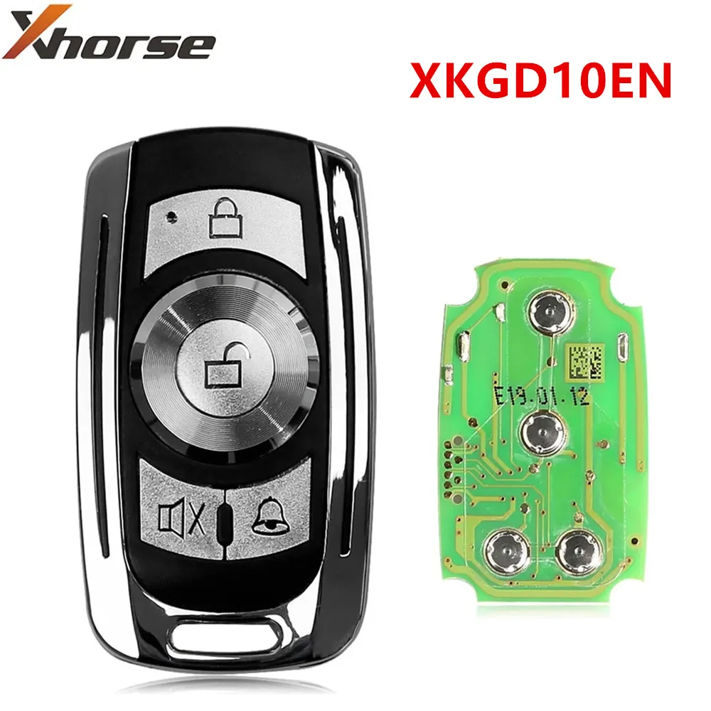 

2 Pieces Xhorse XKGD10EN Garage Door Universal Remote Key 4 Button English Version for VVDI Key Tool