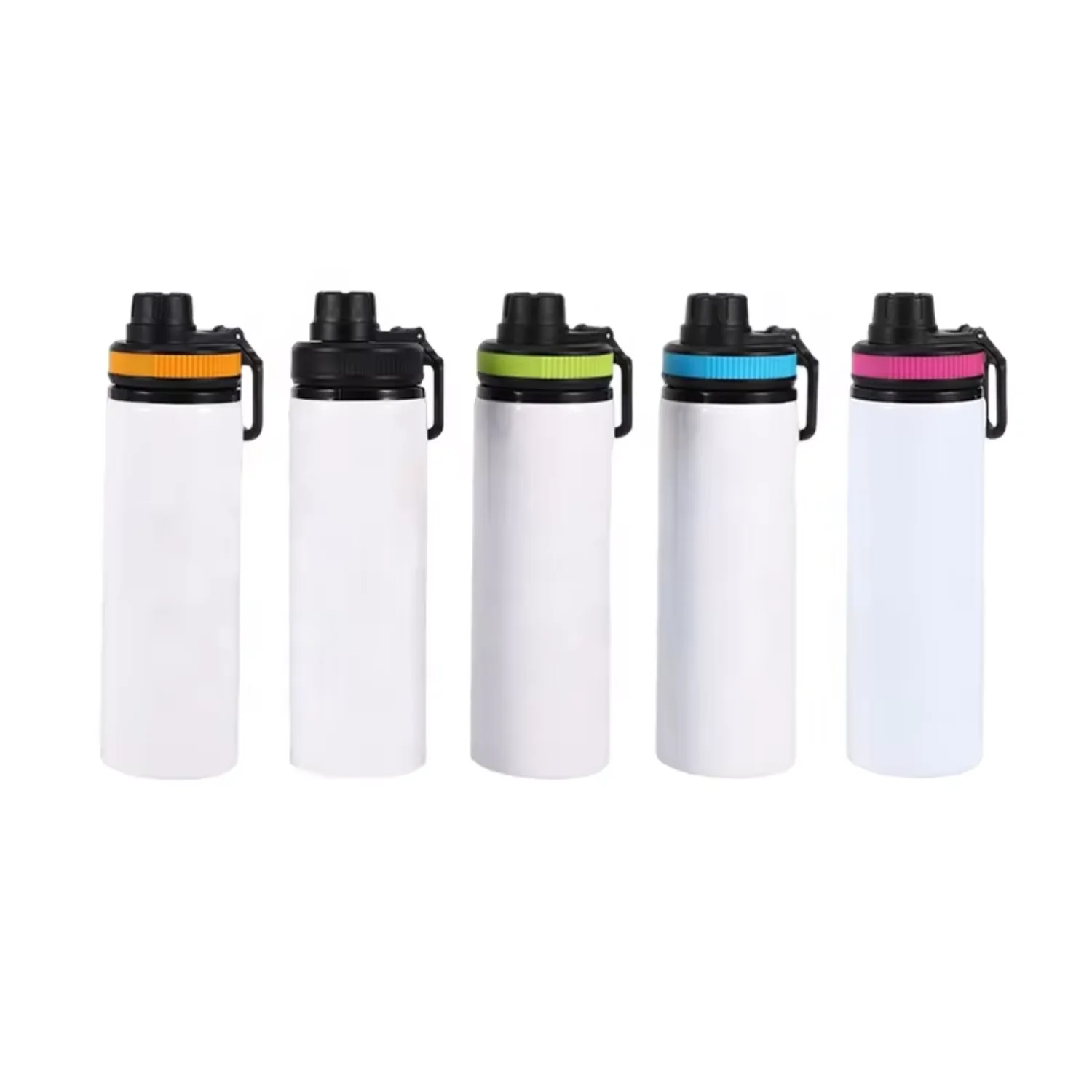 750ML Aluminum Sublimation Water Bottles with Handle Lid Sublimation Blanks 750ml Sport Water Bottles