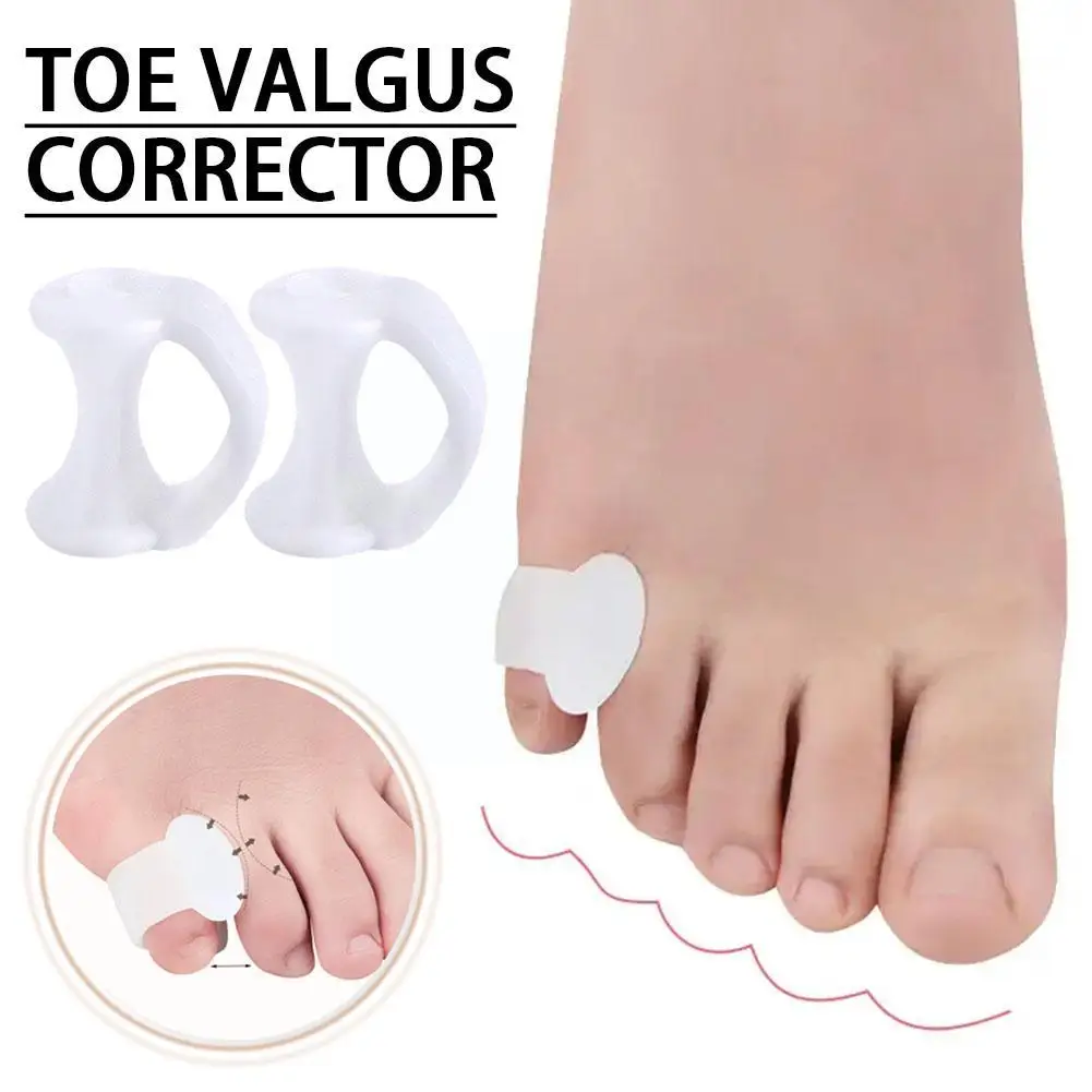 Mathiateur d'orteils en silicone, Ajusteur Sophia Ectropion, Appareil Valgus, Ration des doigts, Grand protecteur extérieur, Pied Hallux G0P8