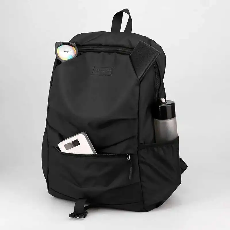 2025 New Casual Backpack Men's Simple Travel Backpack Waterproof Lightweight Outdoor Street Trendy Shoulder Bag For Students