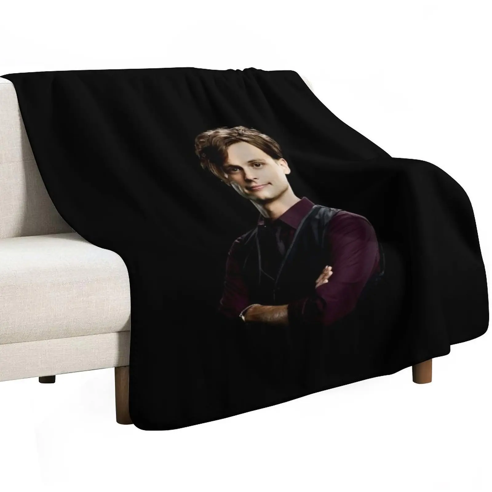 

spencer reid Throw Blanket Retros Large Nap Blankets