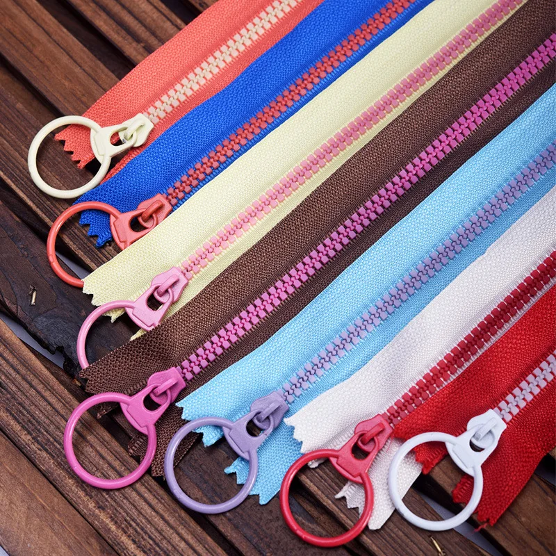 New 20pc Meetee Closed Resin Zipper 15/20/30cm Closed Zipper Zipper Slider for Bags Garment Tailor Sewing Craft Accessories