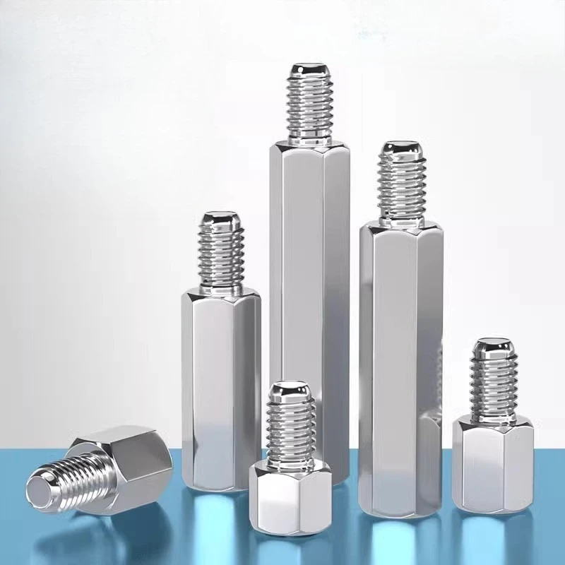 10 قطعة M2.5 M3 M4 304 الفولاذ المقاوم للصدأ المواجهة PCB دعم الذكور إلى الإناث عرافة مجلس تباعد المسمار العمود أعمدة الفواصل الترباس #1