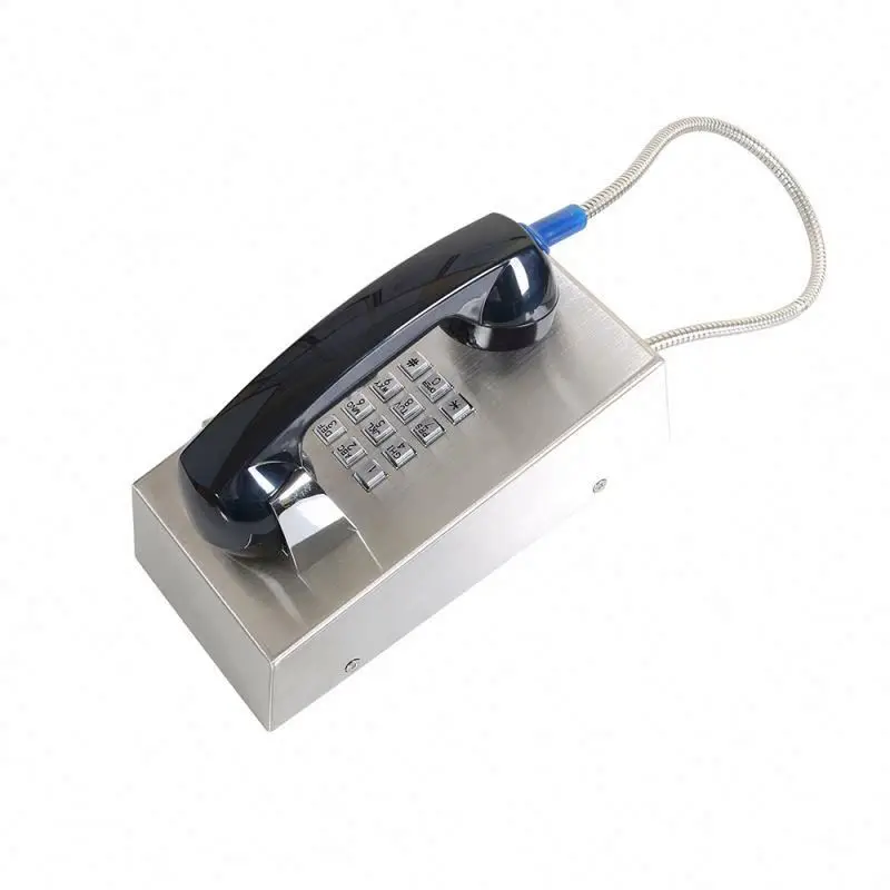 2025 Analogue/SIP Inmate Phone Prison Phone,Public Emergency Industrial Telephone with volume control button