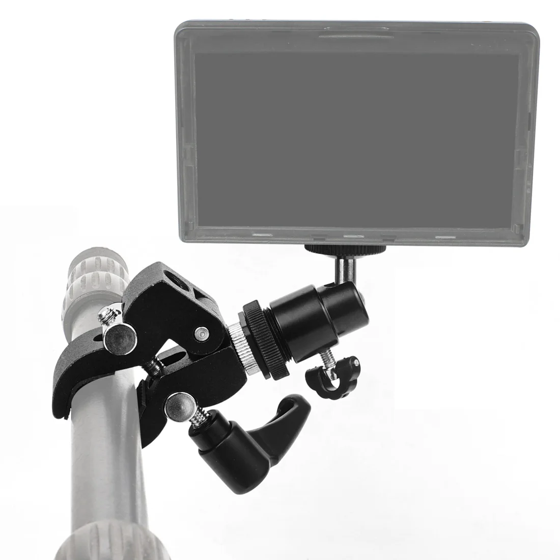 Super Clamp Mount Halter mit Stativ Kugelkopf Adapter für Gopro für Insta360 DSLR Monitor LED Blitzlicht Kamera Röhren halterung – Detail 14