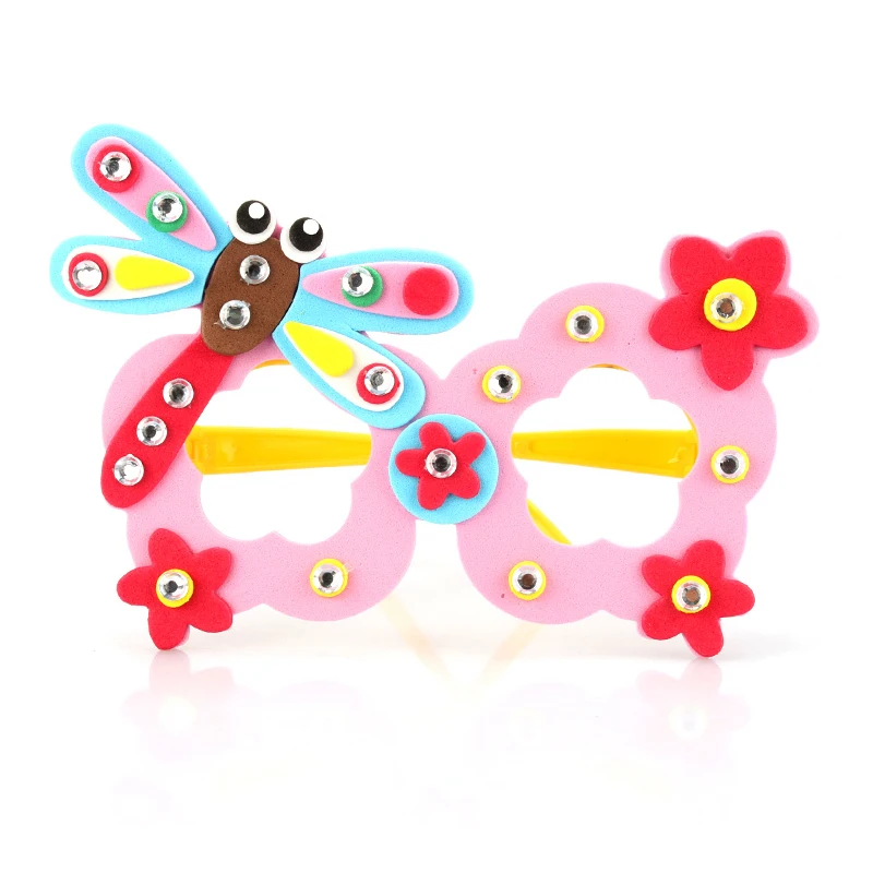 5pcs eva diamant brille brille knutselen spulle tjes voor kinderen kreative kinder spiel räume party bevorzugungen zum geburtstag