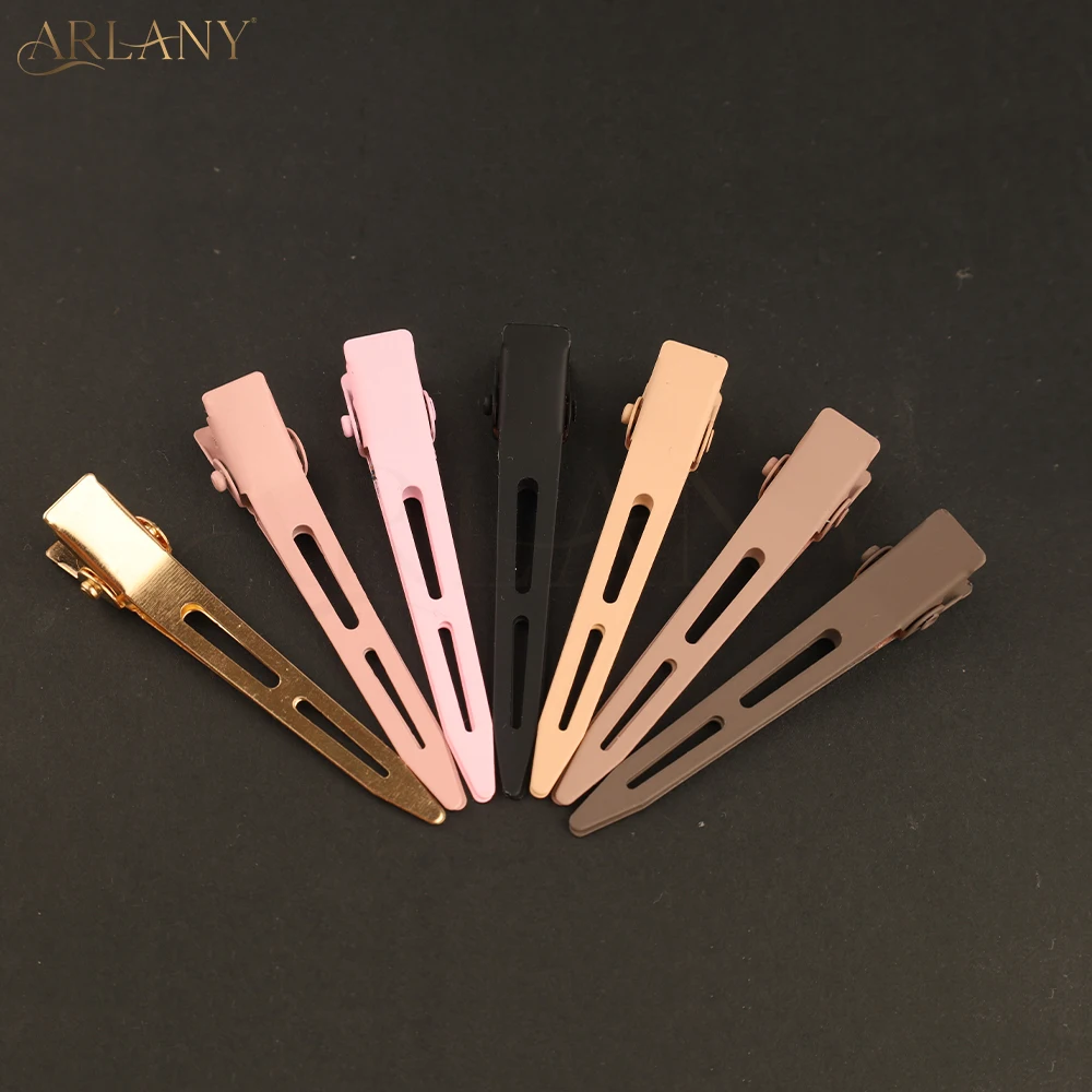 ARLANY Matte Finish Duck Billed Hair Clips Sectioning Hairpin Clamps Metal Hair Clips For Hairdressing Salon Styling Tools
