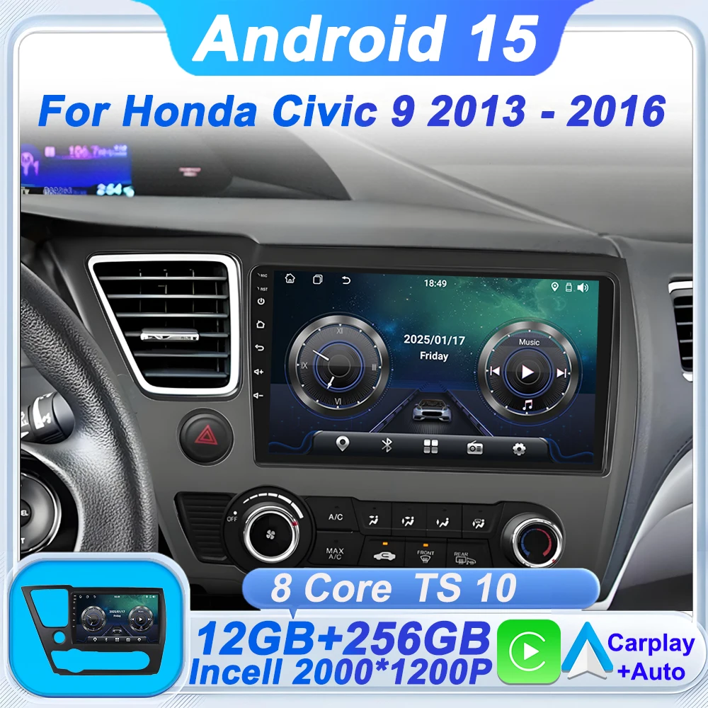 2 Din For Honda Civ…