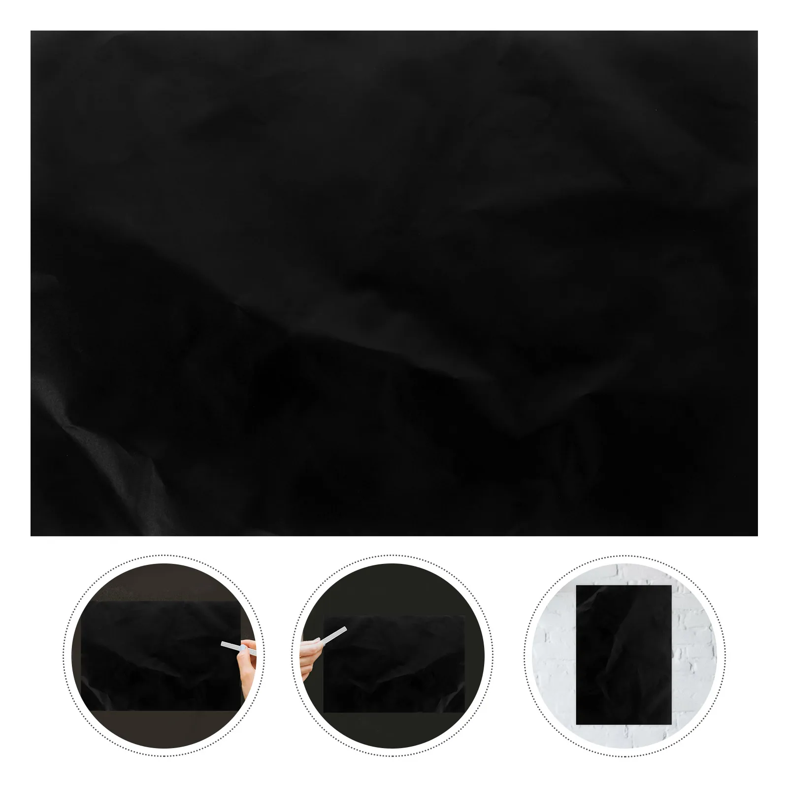 

4pcs 20X30Cm Removable Chalkboard Wall Sticker Blackboard Decal Chalk Board Paper Strong Adhesiveness Eco-Friendly Easy