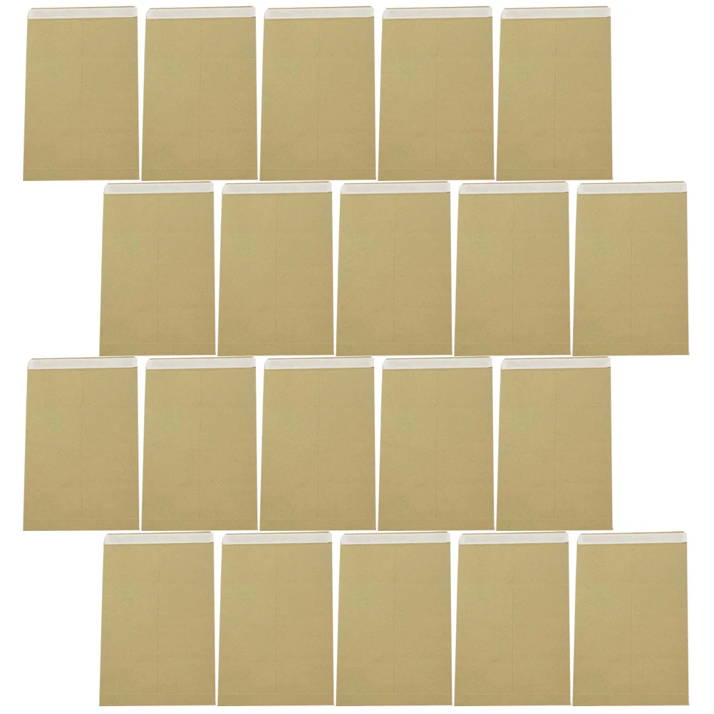 

20 Pcs Thickened Envelopes A4 File Bags Premium Paper Self Adhesive Storage Office Use Document ganizer Student Folders Mail