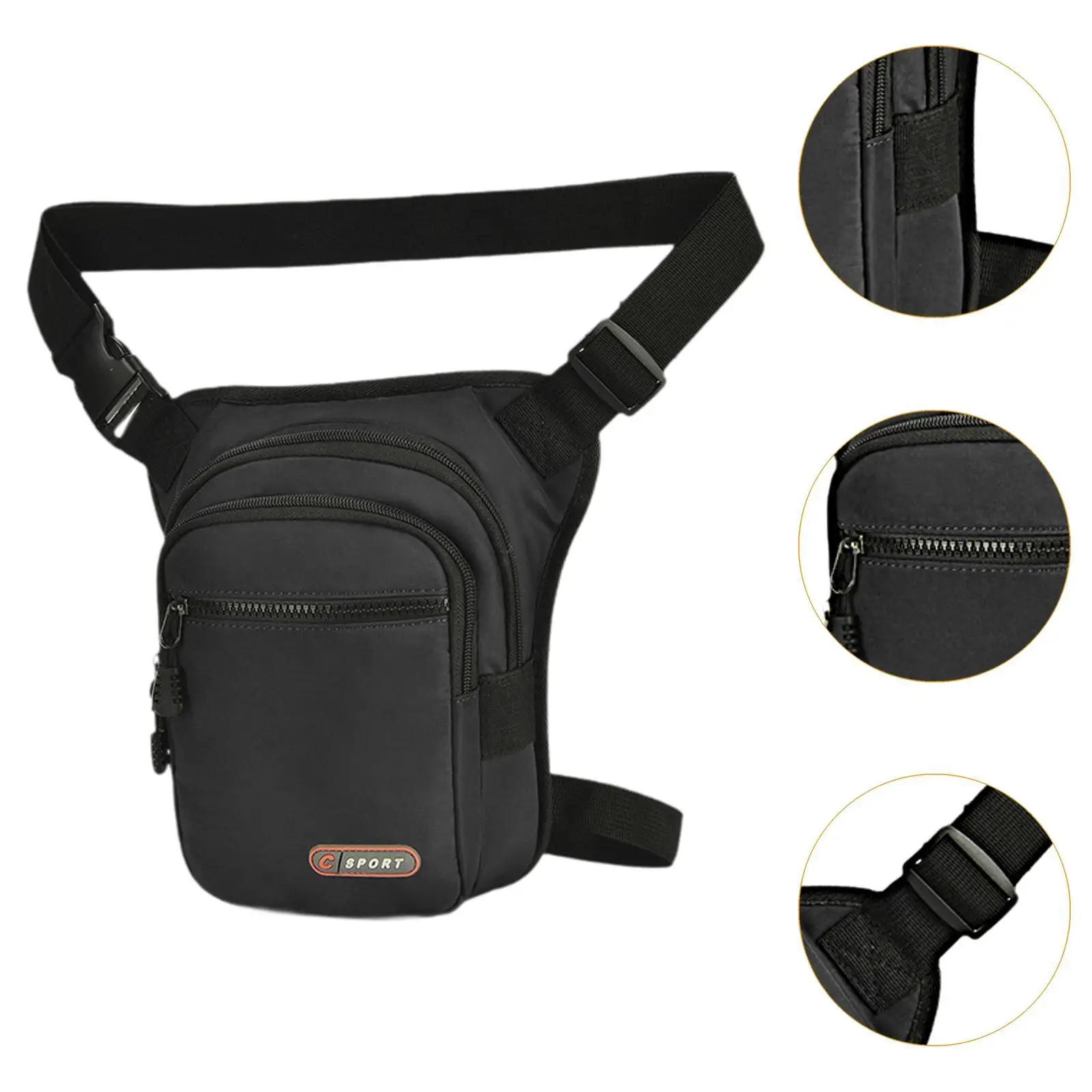 Multifuncional Drop Leg Bag, Lightweight Fanny Pack, Cintura Coxa, Bolsa para viagem de motocicleta Escalada Pesca Caminhada