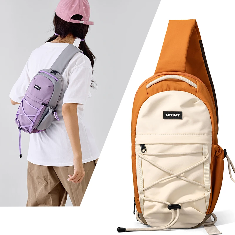 

New!Men's and Women's Outdoor Sports Bag - Large-Capacity Lightweight Waterproof Cycling Chest/Hiking/Crossbody Oblique Span Bag