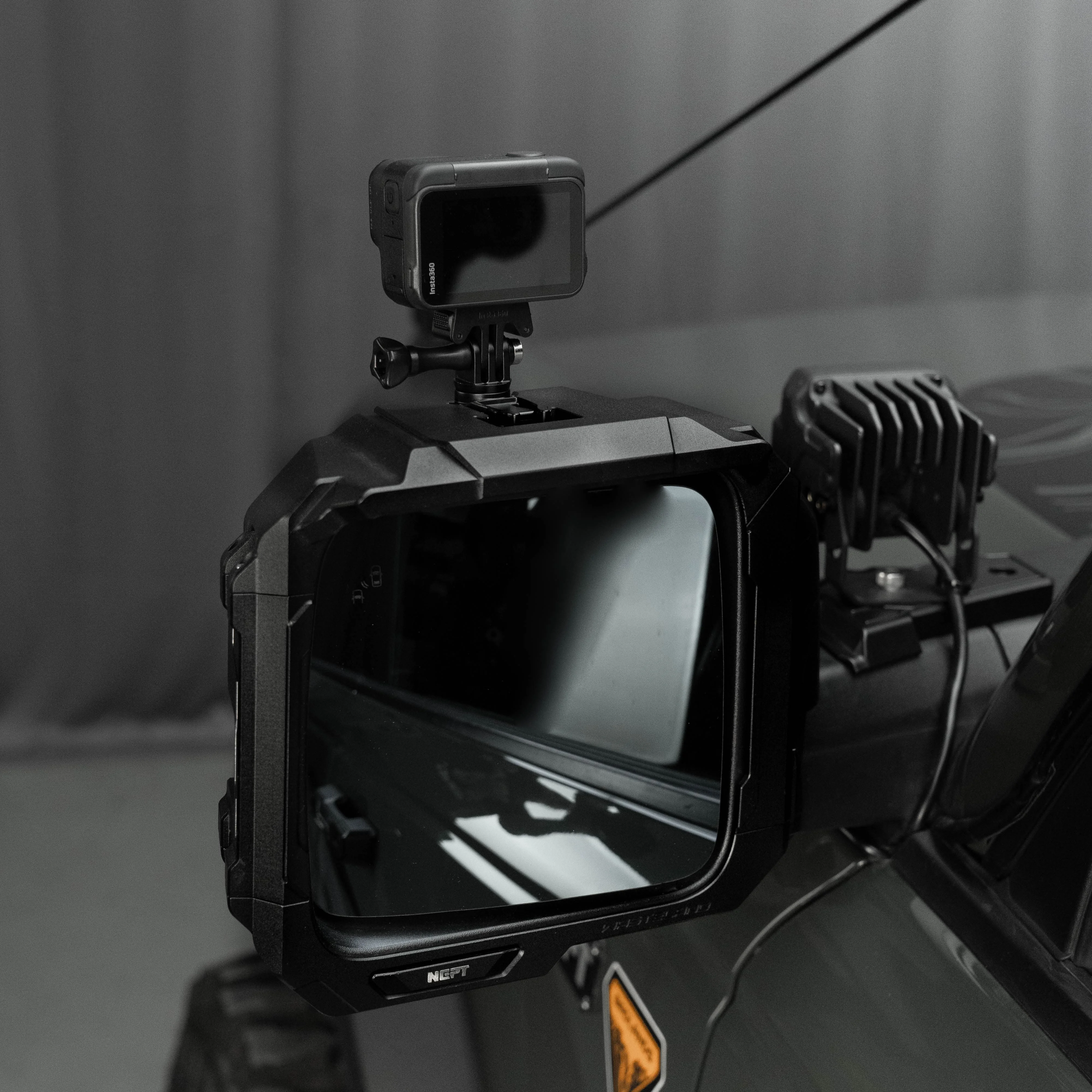 ملحق درع المطر الخاص من MUYE NEPT لسيارة Ford Bronco Mach Nept مرآة الرؤية الخلفية للطرق الوعرة للموديلات المحلية والمستوردة